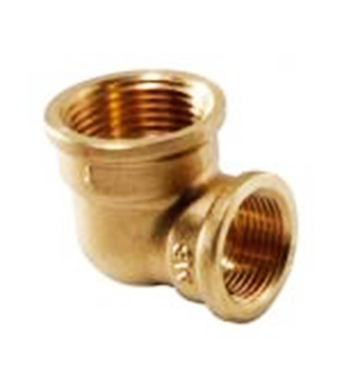 Codo reducido hembra latón 1 1/4" - 1" Codo reducido hembra latón 1 1/4" - 1"