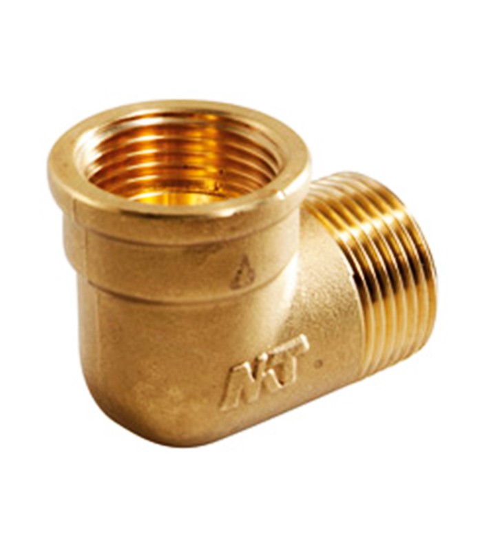 Codo de latón MH 1 1/4" Codo de latón MH 1 1/4"