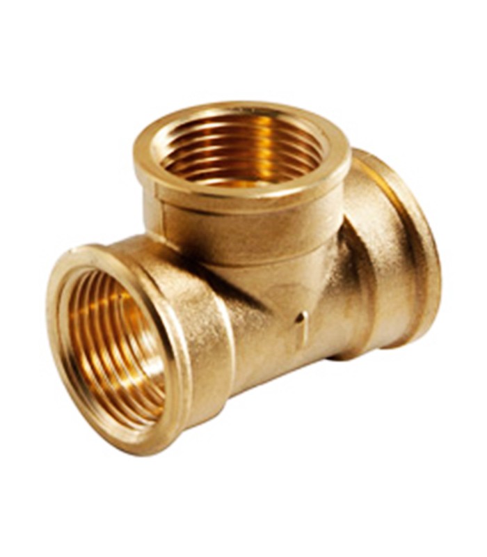 TE rosca hembra de latón 3/4" TE rosca hembra de latón 3/4"