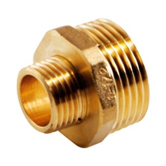 Machón reducido de latón 1 1/4" - 1"