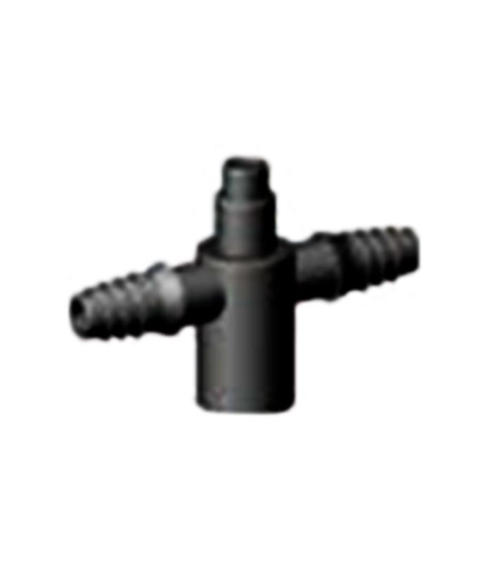 Conector roscado de 2 salidas para microtubo 3x5 mm. 10 uds. Conector roscado de 2 salidas para microtubo 3x5 mm. 10 uds.