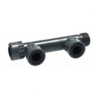 Colector PVC 1" 2 salidas.