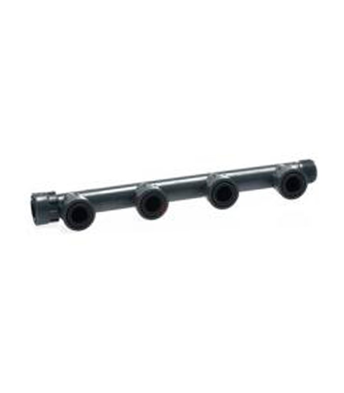 Colector de PVC 1" 4 salidas. Colector de PVC 1" 4 salidas.
