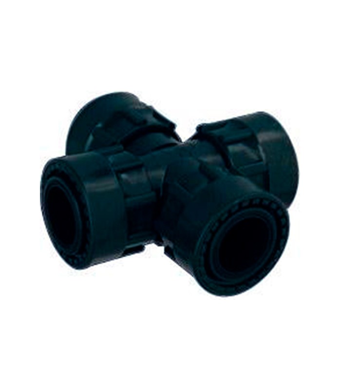 Cruz colector PVC 1" H-H-H-H. Cruz colector PVC 1" H-H-H-H.