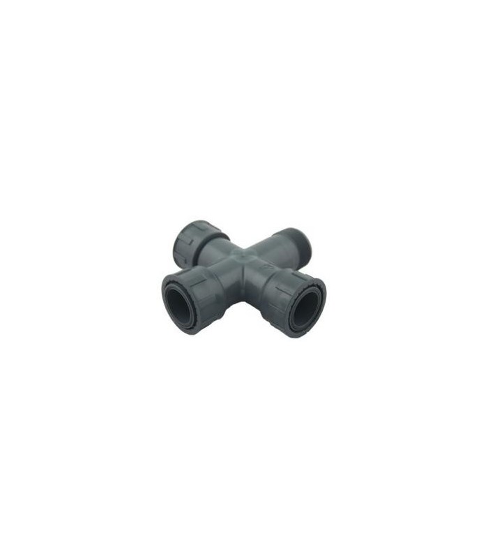 Colector PVC 2", cruz. Colector PVC 2", cruz.