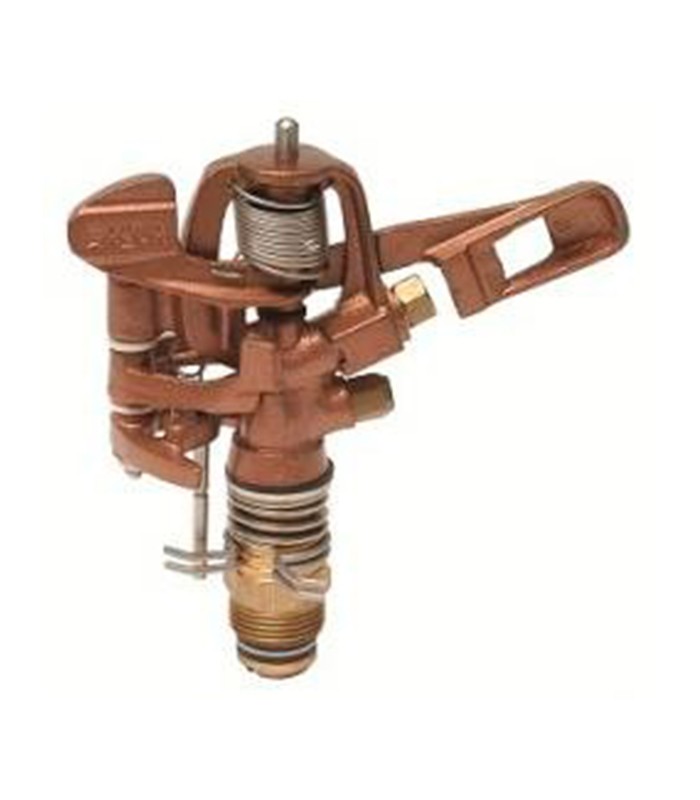 Aspersor de impacto regulable de 20º a 360º. Bronce 3/4". RAIN Aspersor de impacto regulable de 20º a 360º. Bronce 3/4". RAIN