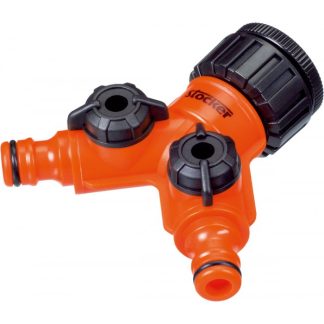 Conector grifo con dos salidas