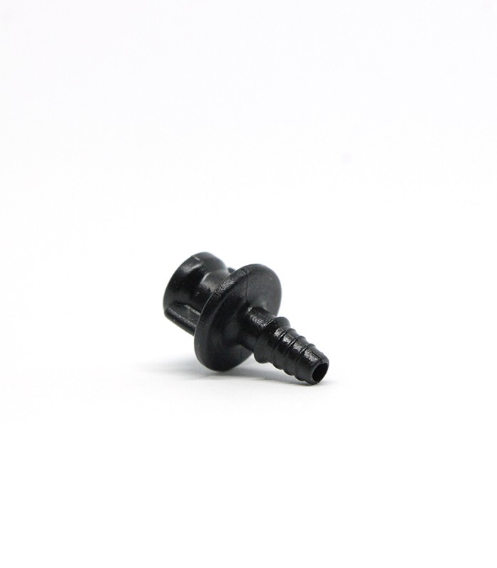 Conector roscado de 1 salida para microtubo 3x5 mm. 10 uds. Conector roscado de 1 salida para microtubo 3x5 mm. 10 uds.