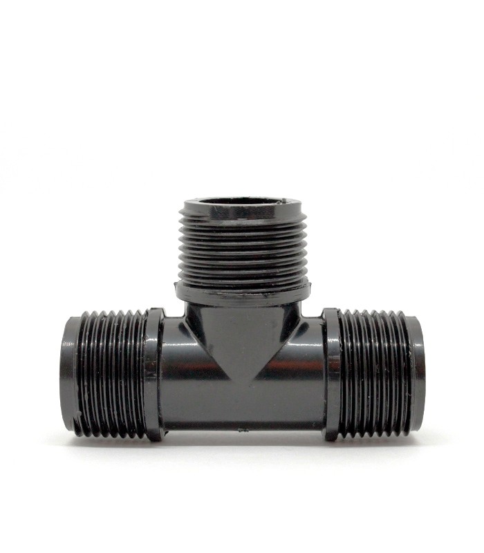 Te macho polipropileno 1 1/4" Te macho polipropileno 1 1/4"