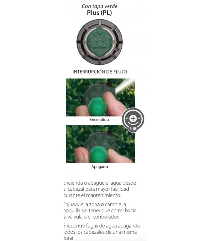 Aspersores de riego Rain Bird 5004 Plus PC3.0 Aspersores de riego Rain Bird 5004 Plus PC3.0