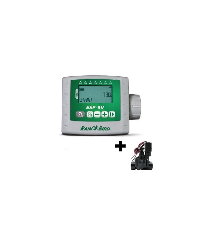 Programador a pilas ESP-9V + Válvula 1" Programador a pilas ESP-9V + Válvula 1"