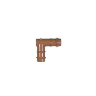 Accesorio de riego por goteo: codo dentado 16mm