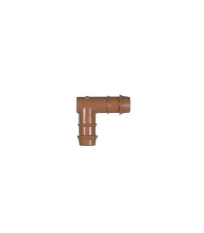Accesorios para riego por goteo: codo dentado 16mm. Accesorios para riego por goteo: codo dentado 16mm.