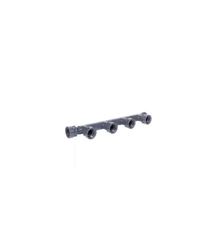 Colector de PVC 1" 4 salidas. Colector de PVC 1" 4 salidas.