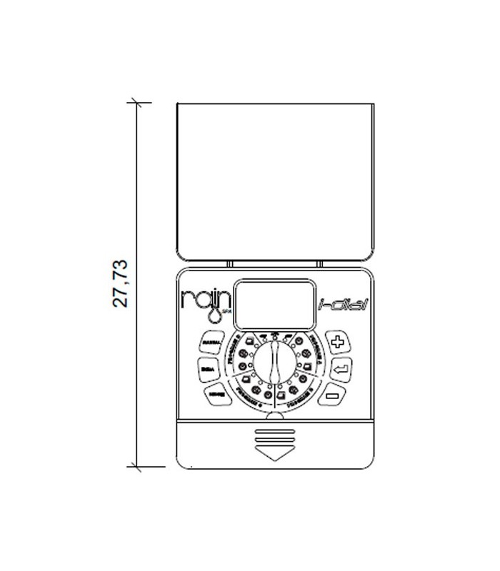 Programador de riego I-DIAL 8 estaciones. 24VAC INTERIOR Programador de riego I-DIAL 8 estaciones. 24VAC INTERIOR