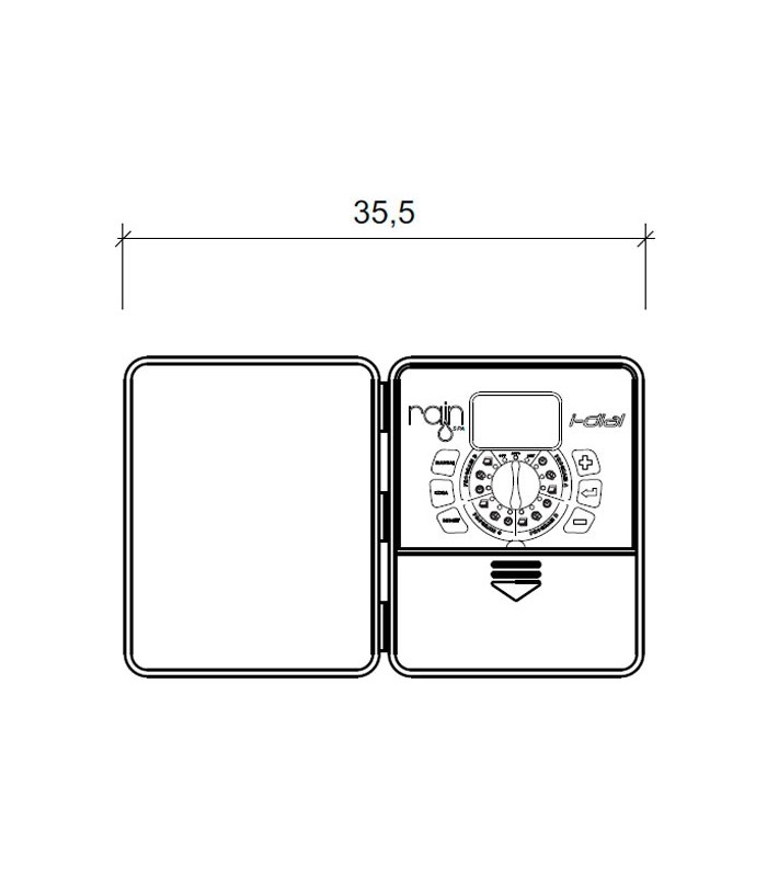 Programador de riego I-DIAL 6 estaciones. 24VAC EXTERIOR Programador de riego I-DIAL 6 estaciones. 24VAC EXTERIOR