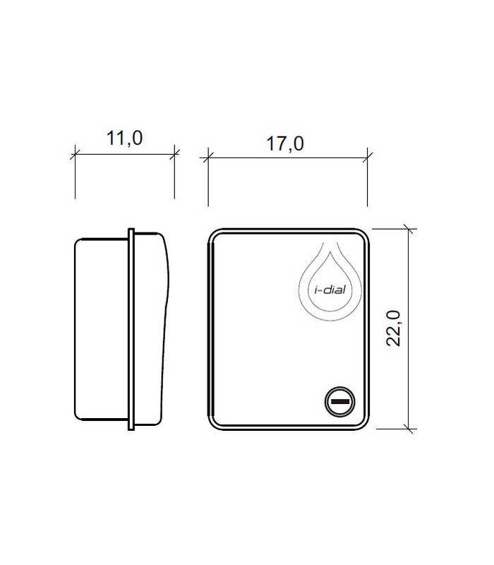 Programador de riego I-DIAL 6 estaciones. 24VAC EXTERIOR Programador de riego I-DIAL 6 estaciones. 24VAC EXTERIOR