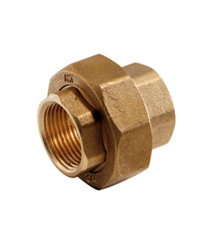Enlace 3 piezas de latón HH 1/2" Enlace 3 piezas de latón HH 1/2"