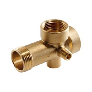 Racor 5 vías de latón 1"x1"x1"x92mm