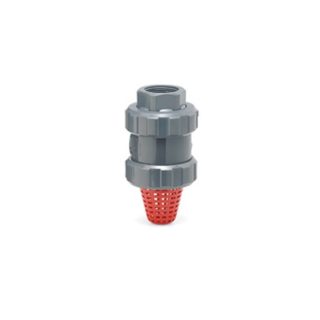 Válvula PVC pie RH 1/2"