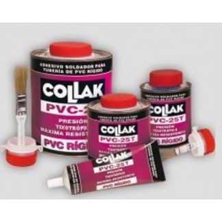 Adhesivo PVC-25T Collak lata 1/2" con pincel