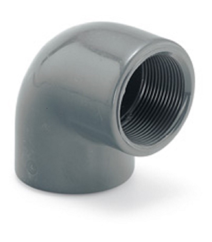 Codo PVC 90º Rosca Hembra 2 1/2" Codo PVC 90º Rosca Hembra 2 1/2"