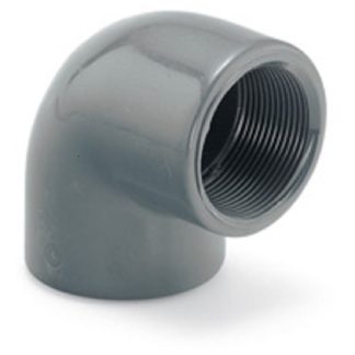 Codo PVC 90º Rosca Hembra