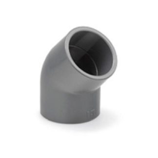 Codo PVC 45º Encolar 20mm