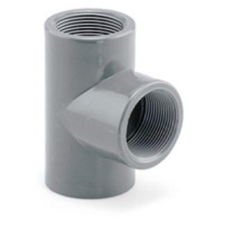 Te PVC 90º Rosca Hembra 2"