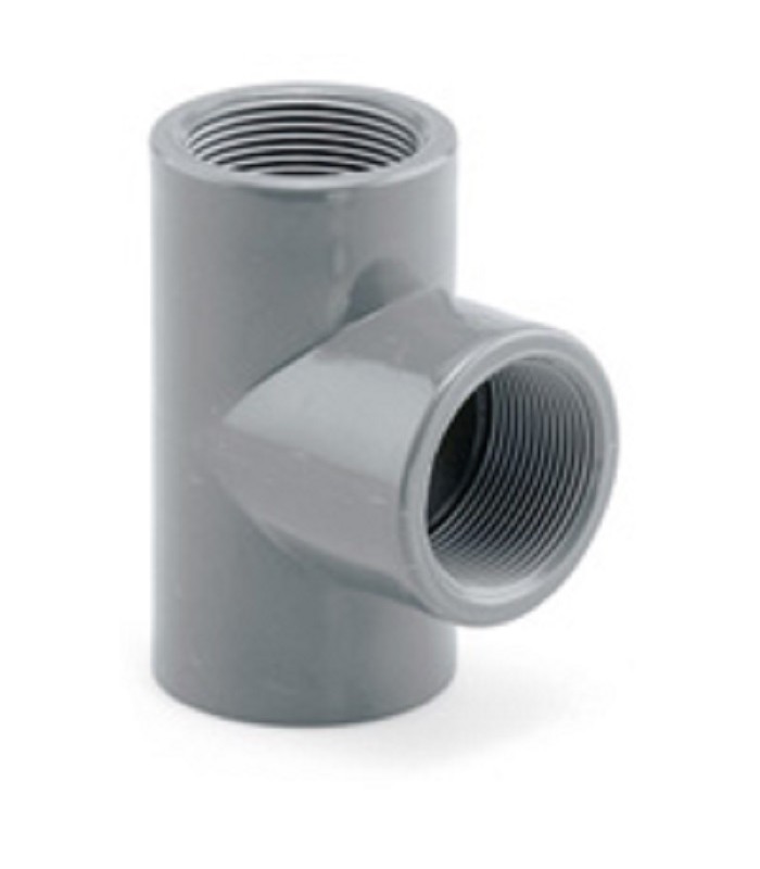 Te PVC 90º Rosca Hembra 2" Te PVC 90º Rosca Hembra 2"