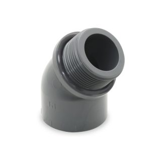 CODO PVC 45º ENCOLAR R / M 63-2" con junta.